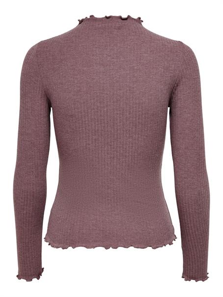 ONLEMMA L/S HIGH NECK TOP NOOS JRS rose brown
