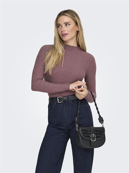 ONLEMMA L/S HIGH NECK TOP NOOS JRS rose brown