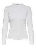 ONLEMMA L/S HIGH NECK TOP NOOS JRS weiß