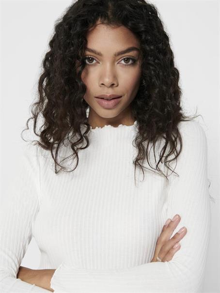 ONLEMMA L/S HIGH NECK TOP NOOS JRS weiß