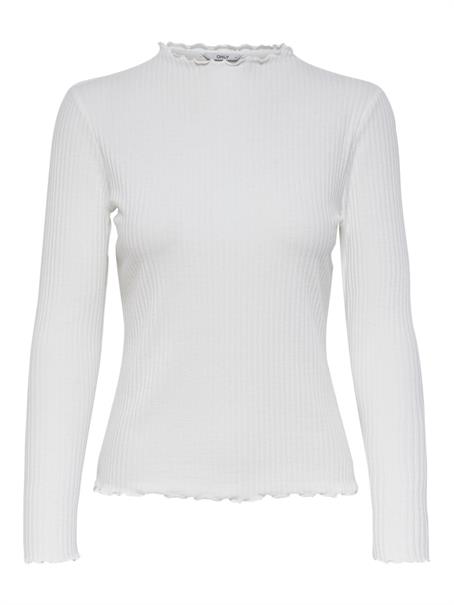 ONLEMMA L/S HIGH NECK TOP NOOS JRS weiß