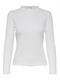 ONLEMMA L/S HIGH NECK TOP NOOS JRS weiß