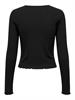 ONLEMMA L/S O-NECK SHORT TOP NOOS JRS black