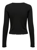 ONLEMMA L/S O-NECK SHORT TOP NOOS JRS black
