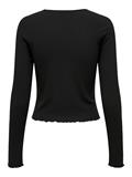 ONLEMMA L/S O-NECK SHORT TOP NOOS JRS black