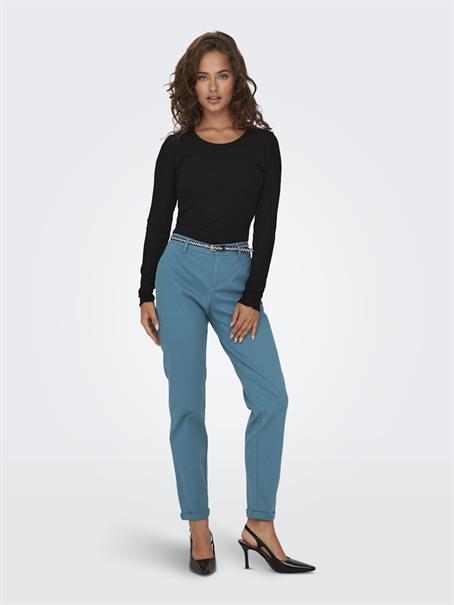 ONLEMMA L/S O-NECK SHORT TOP NOOS JRS black