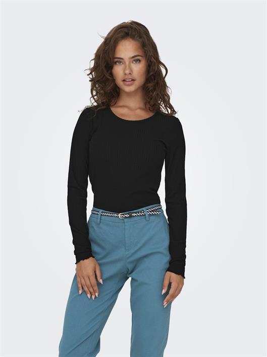 onlemma-l-s-o-neck-short-top-noos-jrs-black