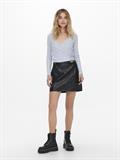 ONLEMMA L/S TIE WRAP TOP JRS halogen blue