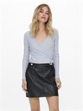 ONLEMMA L/S TIE WRAP TOP JRS halogen blue