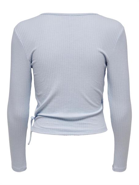 ONLEMMA L/S TIE WRAP TOP JRS halogen blue