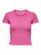 ONLEMMA S/S SHORT TOP NOOS JRS fuchsia purple