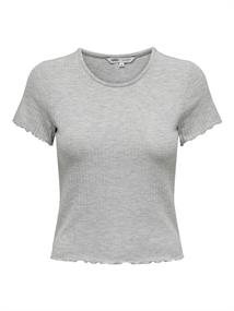 ONLEMMA S/S SHORT TOP NOOS JRS light grey melange