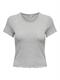 ONLEMMA S/S SHORT TOP NOOS JRS light grey melange
