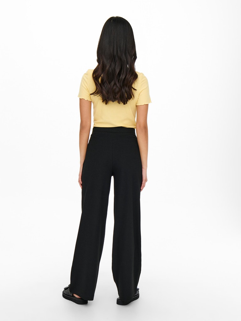 Only Damen Hose ONLEMMA WIDE PANT NOOS JRS black bequem online kaufen bei | Weite Hosen