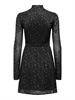 ONLERICA L/S HIGH NECK DRESS JRS black2