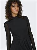 ONLERICA L/S HIGH NECK DRESS JRS NOOS black1