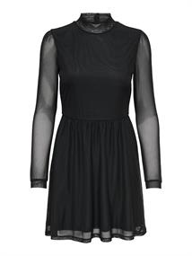 ONLERICA L/S HIGH NECK DRESS JRS NOOS black1