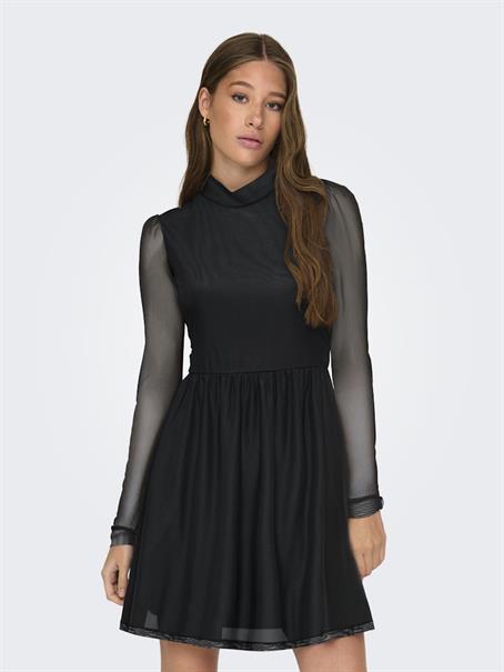 ONLERICA LIFE L/S HIGH NECK DRESS JRS black1