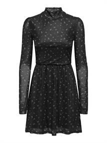 ONLERICA LIFE L/S HIGH NECK DRESS JRS black2