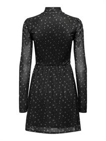 ONLERICA LIFE L/S HIGH NECK DRESS JRS black2