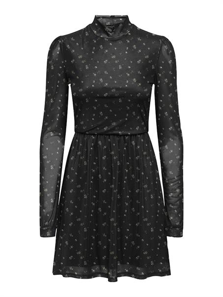 ONLERICA LIFE L/S HIGH NECK DRESS JRS black2
