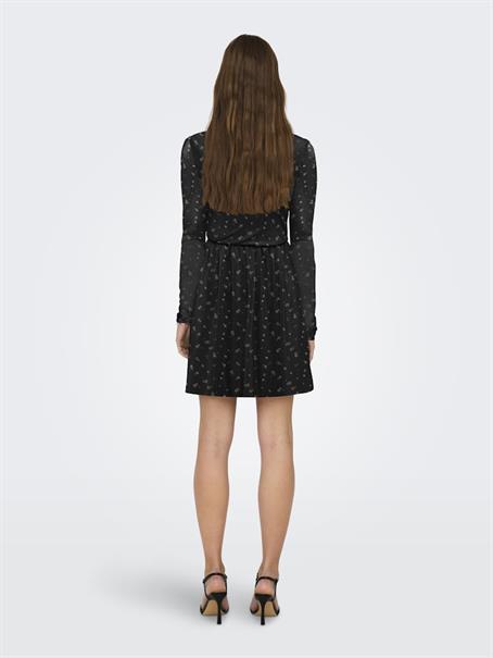 ONLERICA LIFE L/S HIGH NECK DRESS JRS black2