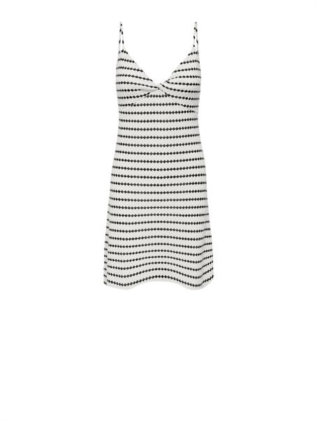 ONLEVA S/L STRIPE MINI DRESS CS JRS cloud dancer