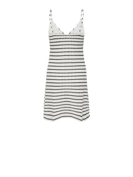 ONLEVA S/L STRIPE MINI DRESS CS JRS cloud dancer