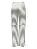 ONLEVA STRIPE WIDE LEG PANT JRS cloud dancer