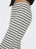 ONLEVA STRIPE WIDE LEG PANT JRS cloud dancer