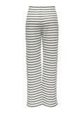 ONLEVA STRIPE WIDE LEG PANT JRS cloud dancer