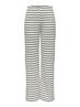 ONLEVA STRIPE WIDE LEG PANT JRS cloud dancer