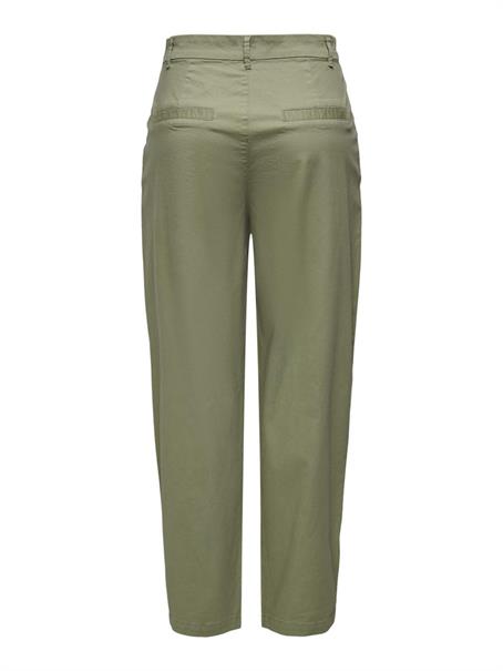 ONLEVELYN HW LOOSE PLEAT CHINO PNT aloe