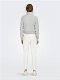 ONLEVERY UNBRUSHED HALF ZIP SWEAT PNT light grey melange