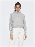 ONLEVERY UNBRUSHED HALF ZIP SWEAT PNT light grey melange
