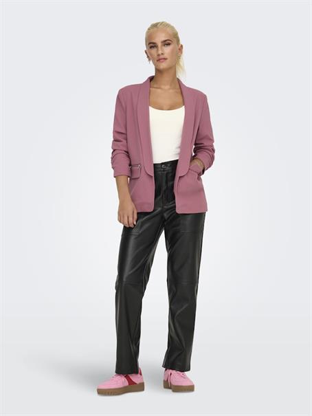 ONLEVI LIFE 3/4 OPEN BLAZER CC TLR heather rose
