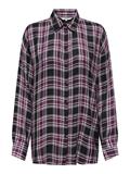 ONLEVIA CHECK L/S LOOSE SHIRT WVN tawny port