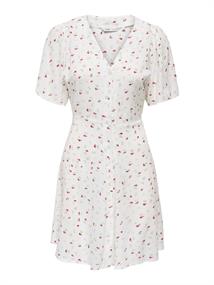 ONLEVIDA S/S SHORT DRESS WVN NOOS cloud dancer