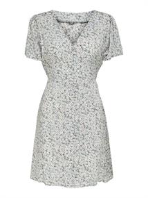 ONLEVIDA S/S SHORT DRESS WVN NOOS gray mist
