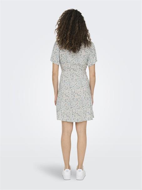 ONLEVIDA S/S SHORT DRESS WVN NOOS gray mist