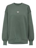 ONLEVISA L/S OVERSIZED O-NECK SWT balsam green