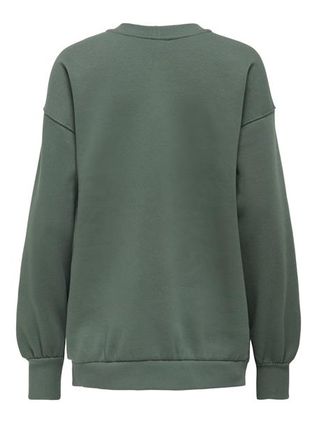 ONLEVISA L/S OVERSIZED O-NECK SWT balsam green