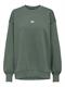 ONLEVISA L/S OVERSIZED O-NECK SWT balsam green