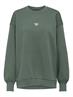 ONLEVISA L/S OVERSIZED O-NECK SWT balsam green