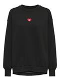 ONLEVISA L/S OVERSIZED O-NECK SWT black