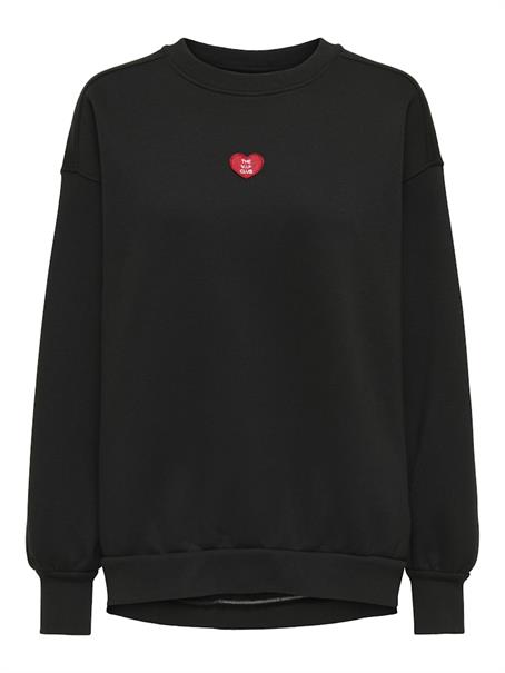 ONLEVISA L/S OVERSIZED O-NECK SWT black