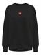 ONLEVISA L/S OVERSIZED O-NECK SWT black