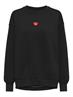 ONLEVISA L/S OVERSIZED O-NECK SWT black