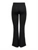 ONLFEVER RIB FLARED PANTS JRS black