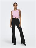 ONLFEVER RIB FLARED PANTS JRS black